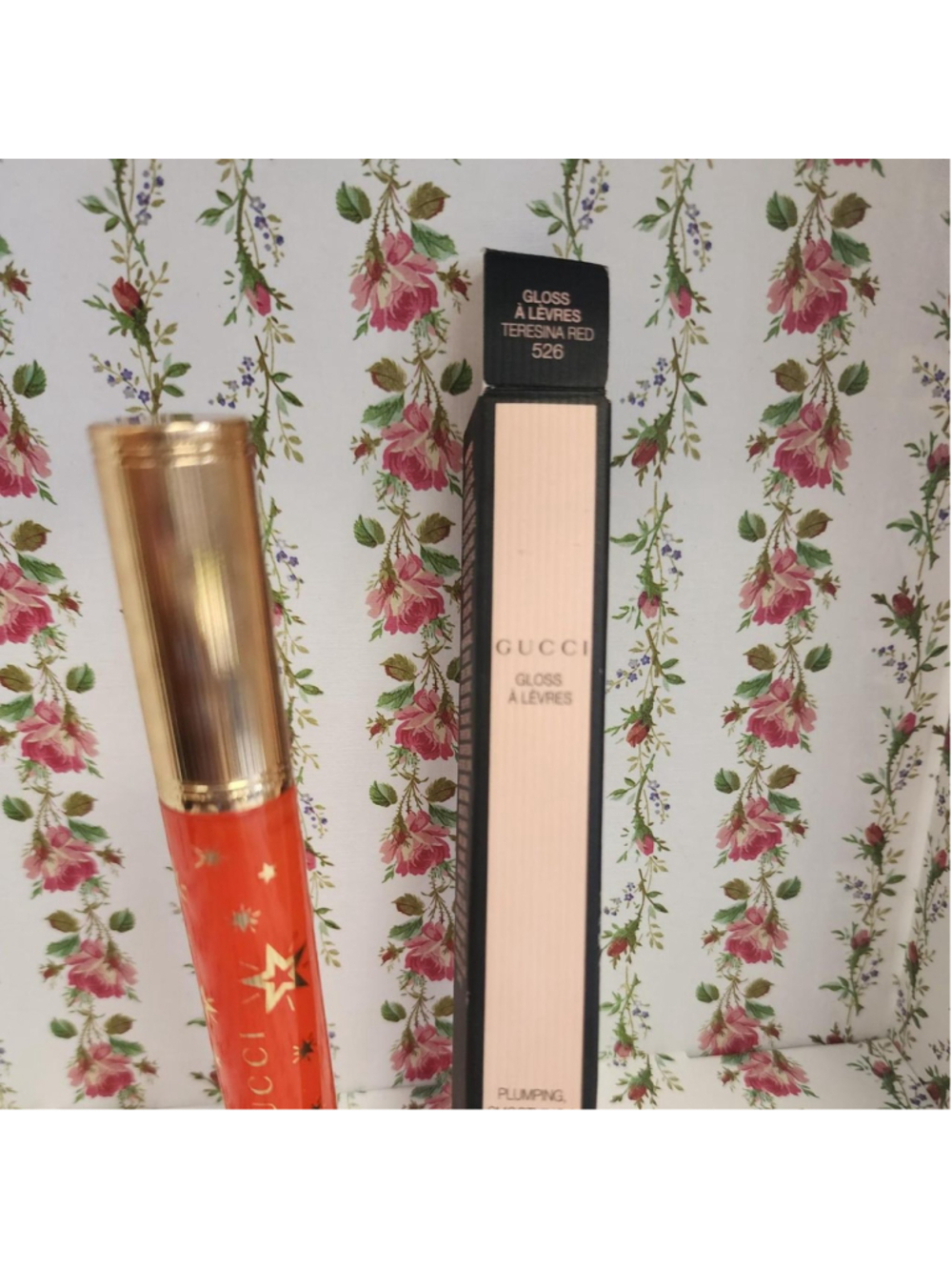 Gucci lip gloss in red #luxury #lipgloss